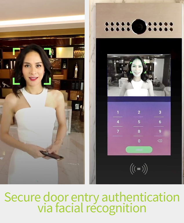 Akuvox R29C Intercom with facial recognition